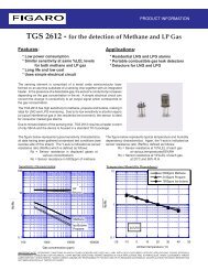 TGS 2612 - for the detection of Methane and LP Gas - FIGARO ...