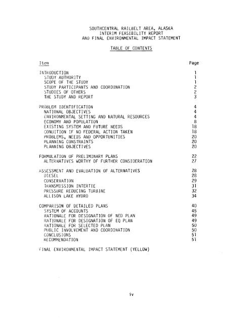 Electrical Power for Valdez and the Copper River Basin-1981