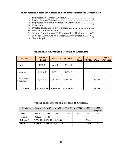 Informe Trimestral Abril, Mayo, Junio 2011 - Ministerio de Comercio ...