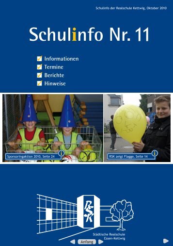 Schulinfo Nr. 11 - Realschule Kettwig - Essen