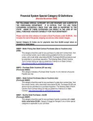 Financial System Special Category ID Definitions - www7.acs.ncsu ...