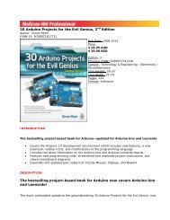 30 Arduino Projects for the Evil Genius, 2nd Edition The bestselling ...