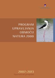 Program upravljanja območij Natura 2000 2007-2013