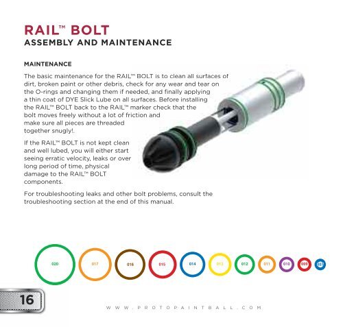 2011 Proto Rail Paintball Gun Service Manual - Wolfpack Paintball ...