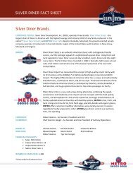 Silver Diner Brands