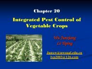 IPM of Cruciferous Vegetables