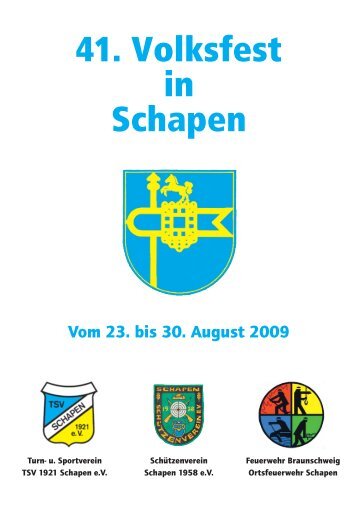 Festzeitschrift - TSV Schapen