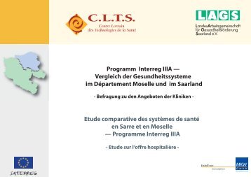 Programme Interreg IIIA Programm Interreg IIIA