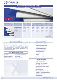 PVC Integralschaumplatten - Scobalit