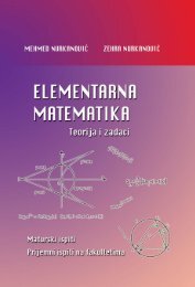 Elementarna matematika - Teorija i zadaci - PMF