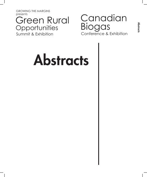 Download Conference Program - Green Rural Opportunities Summit ...