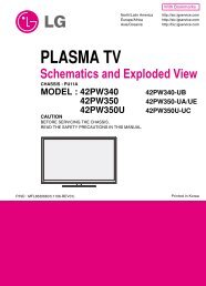 PLASMA TV Schematics And Exploded View - Turuta Electronics ...