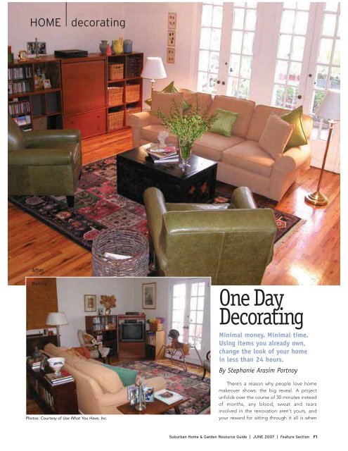 HOME Decorating - the Interior Redecorators Network
