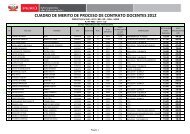 cuadro de merito de proceso de contrato docentes 2012 - Ugel 02