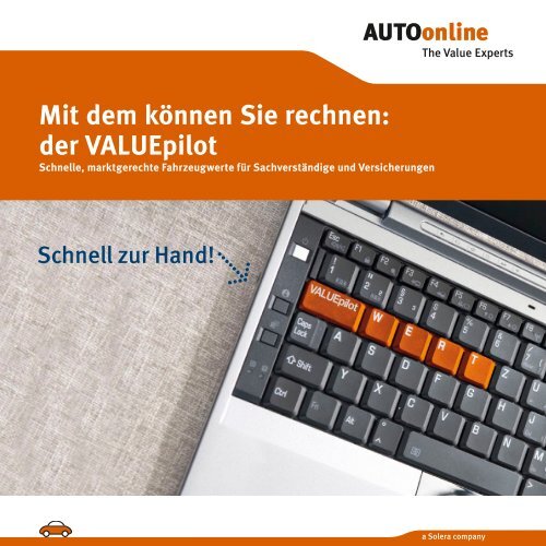 Mit dem können Sie rechnen: der VALUEpilot - AUTOonline