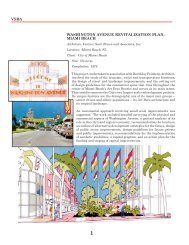 Miami Beach, FL, Washington Avenue Plan - Denise Scott Brown