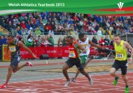 Welsh Athletics Yearbook 2013