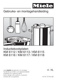 Miele KM6115 inbouw inductie kookplaat 60 cm - Wehkamp.nl