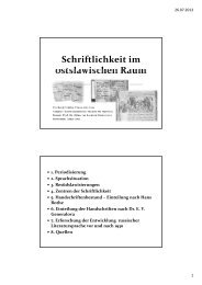 Referat Alina Luck - Institut fÃ¼r Slawistik der Friedrich-Schiller ...