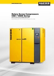 CSD/CSDX 45–90 kW - Kaeser Compressors