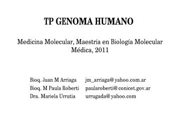 TP GENOMA HUMANO