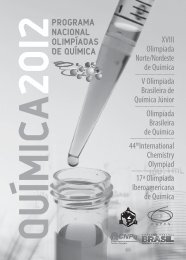 Anais - 2012 - programa nacional olimpÃ­adas de quÃ­mica ...