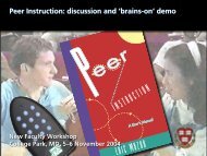 Peer Instruction ConcepTest data - Mazur Group