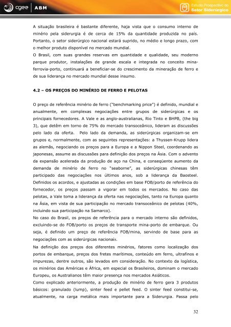 Minério de Ferro e Pelotas, por José Murilo Mourão, 2129KB ... - ABM