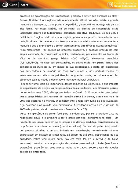 Minério de Ferro e Pelotas, por José Murilo Mourão, 2129KB ... - ABM