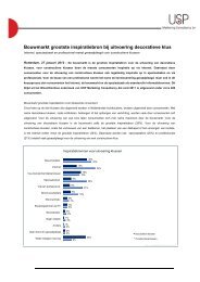 download persbericht - USP Marketing Consultancy