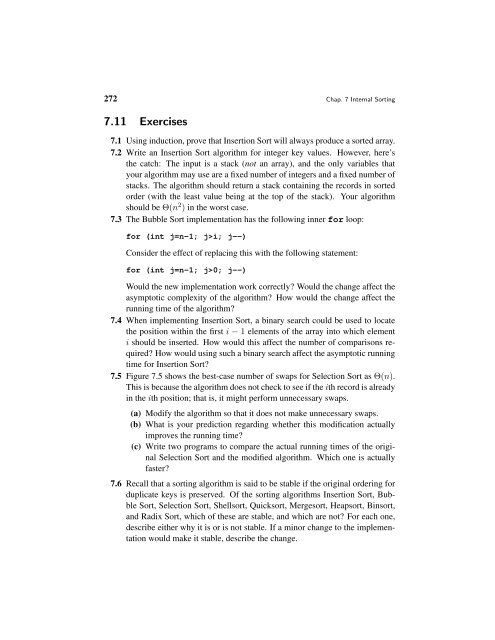 A Practical Introduction to Data Structures and Algorithm Analysis