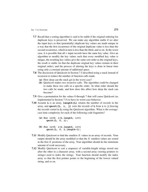 A Practical Introduction to Data Structures and Algorithm Analysis