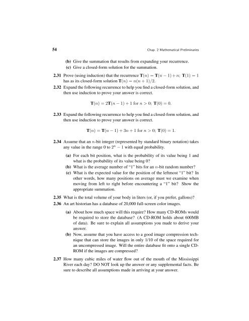 A Practical Introduction to Data Structures and Algorithm Analysis