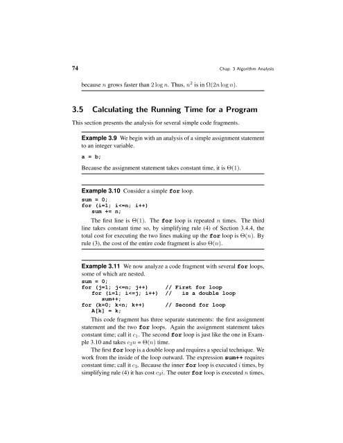 A Practical Introduction to Data Structures and Algorithm Analysis