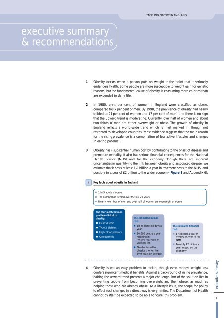 Tackling Obesity in England - National Audit Office