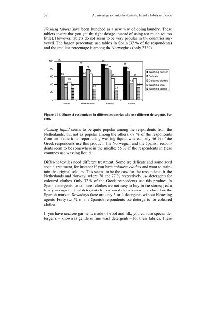 an investigation of domestic laundry in europe - habits ... - SIFO