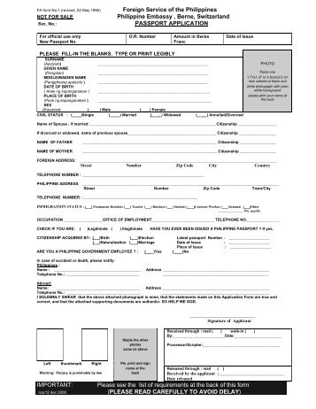Please see th - Philippine Embassy | Berne, Switzerland