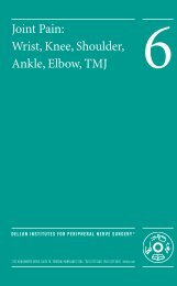 Joint Pain: Wrist, Knee, Shoulder, Ankle, Elbow, TMJ
