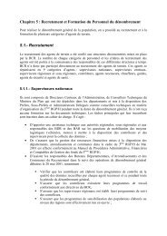 recrutement et formation du personnel du denombrement - Niger