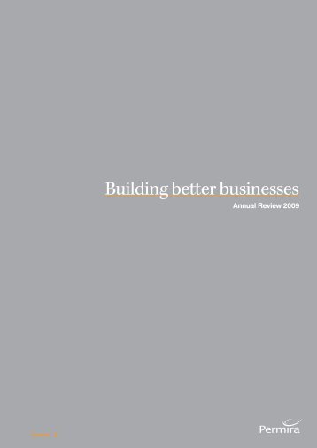 Building better businesses - Permira