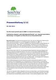 Pressemitteilung 2/12 - SeniVita Sozial gGmbH