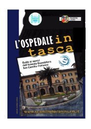 Guida per gli utenti - Azienda Ospedaliera S.Camillo-Forlanini