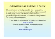 8-Alterazione di minerali e rocce.pdf - Sdasr.unict.it