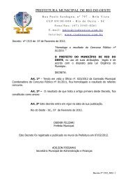 decreto de homologaÃ§Ã£o da classificaÃ§Ã£o final - IOBV