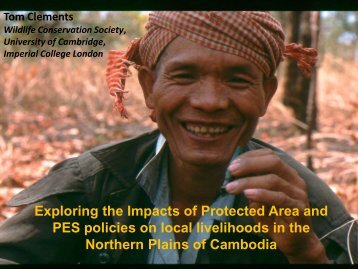 Livelihoods Presentation.pdf - Imperial College Conservation Science