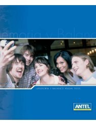 Memoria Anual 2005 (.pdf 2.8Mb) - Antel