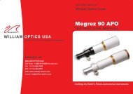 Megrez 90 APO 8 Pages (2.25 MB) - William Optics
