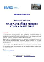 Information Resources on PIRACY AND ARMED ROBBERY ...