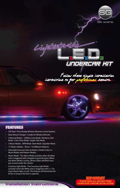 Street glow underglow installation discount