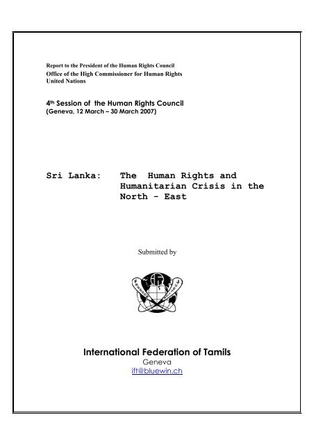 in PDF - Tamil Nation & Beyond